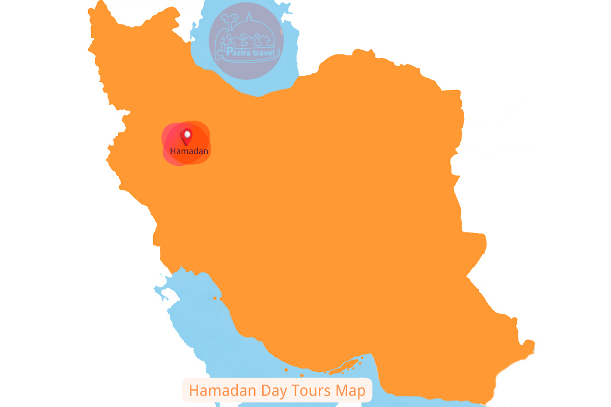 Explorez l'itinéraire des circuits Hamadan en Iran sur la carte !
